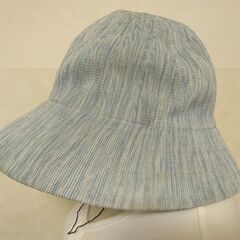 帽子　ブルー×ホワイトの画像