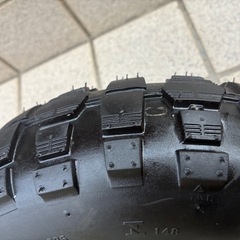 モンキー用８インチタイヤ、ハブ付きの画像
