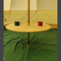 ワンポールテント　ベルテント　TC設営簡単の画像