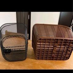 新品 自転車　前カゴ　OGK後カゴ　 2こセットの画像