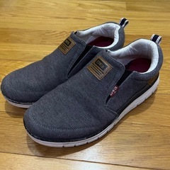 25.5cm EDWIN エドウィン スリッポン スニーカー 軽量 幅広の画像