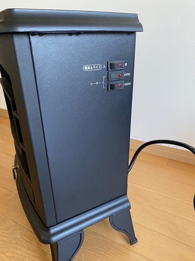 暖炉型ヒーター 2018年製 ブラック 黒 CH-T1840