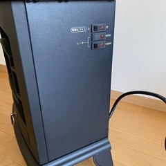 暖炉型ヒーター 2018年製 ブラック 黒 CH-T1840の画像