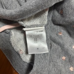 COMME CA ISM女児パーカー100cmの画像