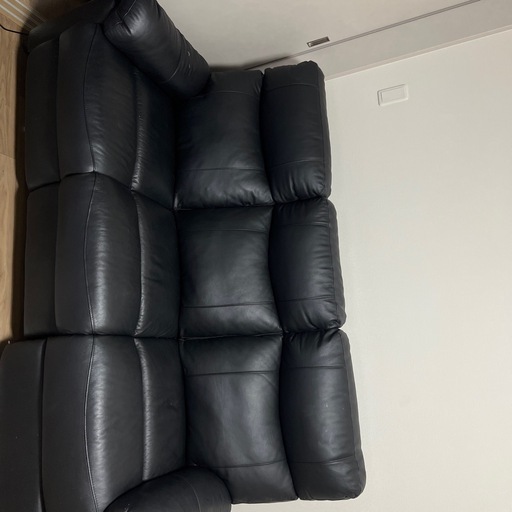 ニトリリクライニングソファ３人がけ