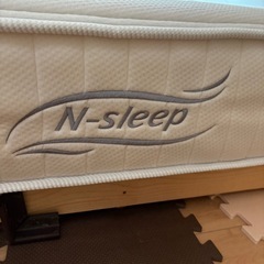 ニトリ　シングルベッドn-sleep（ふレームセット）の画像