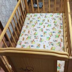 家具屋で購入 しっかりしたベビーベッドの画像