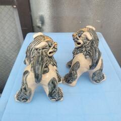 魔除け　シーサーの置物の画像