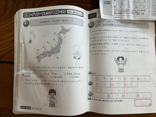 SAPIX 4年 社会　デイリー&春期＆夏期＆冬期フルセット 1年分 2015年サピックス 問題集 中学受験 デイリーチェック