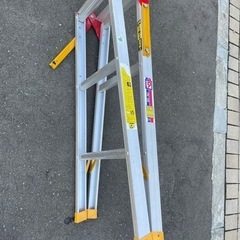【美品！】アルミ脚立 3尺 はしご兼用 の画像