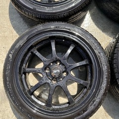 トヨタ　ヴェッツ　LM スポーツ　ホイールタイヤセット　4本　タイヤサイズ195/50R16 タイヤ年式2024年の画像