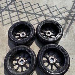 トヨタ　ヴェッツ　LM スポーツ　ホイールタイヤセット　4本　タイヤサイズ195/50R16 タイヤ年式2024年の画像
