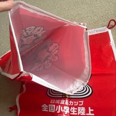 肩がけナップサップ袋2枚の画像