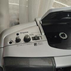 🇯🇵レトロ🩷美品？アイワ⭐️CD/ラジカセ📻️動作品、4スピ−カ−⭐️あゆ、CDつき🙆‍♀️🔽現状渡し。の画像