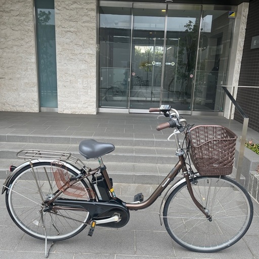 電動アシスト自転車、パナソニックバッテリー6.6Ah 