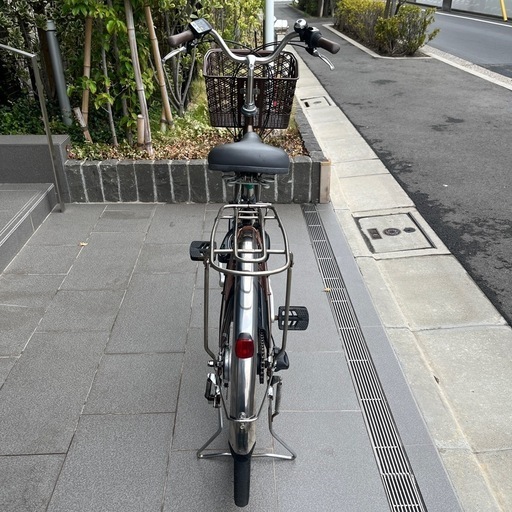 電動アシスト自転車、パナソニックバッテリー6.6Ah 