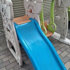 ブランコと滑り台セットの画像