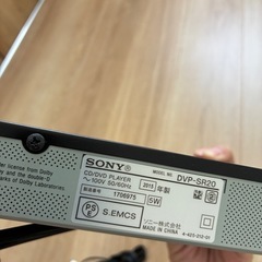 SONY DVDプレーヤーの画像