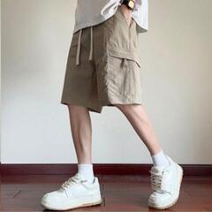 ショートパンツ メンズ 夏用 ハーフパンツ メンズ速乾 通気 半ズボン XLの画像