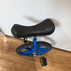 一輪車（青）【町田市再生家具】0904の画像