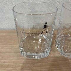 Johnnie Walker ロゴ入りグラス 2個セットの画像
