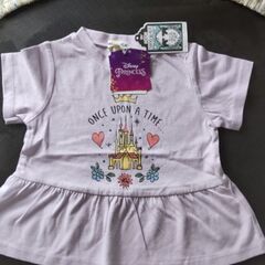 新品90ディズニープリンセス　新品100GAP　 美品90familiar　 3点セットの画像