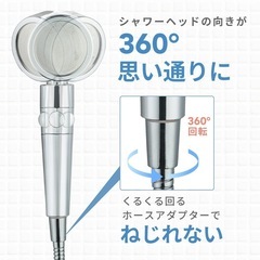 新品！日丸屋製作所 シャワーホース ステンレス しなやか 柔軟 軽量 取付簡単 360°回転 ねじれない 高水圧 1.6m 2m (1.6m/160cm)の画像
