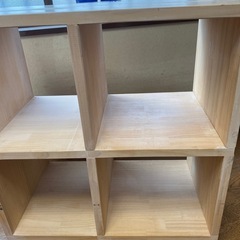 お引き渡し決まりました。　手作り無垢材シェルフ② 傷あり　金沢市芸術村近く　直接引き取り希望　 の画像