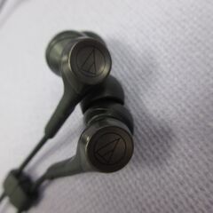 ( M-835 )audio-technica オーディオテクニカ Bluetooth ブルートゥース ワイヤレスイヤホン ATH-CKS330XBT ブラック 黒 中古 動作確認済みの画像