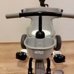 三輪車 ides おさんぽコンポ グレー 折り畳みの画像