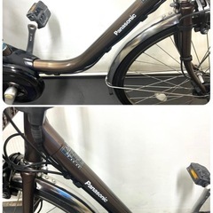 1年保証 送料無料　新型　パナソニック　ビビ　26インチ　茶　電動アシスト自転車　g905の画像