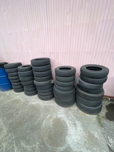 タイヤ　廃　車