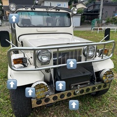 三菱　ジープ ガソリンJ59  2.0ガソリン　究極の一台の画像