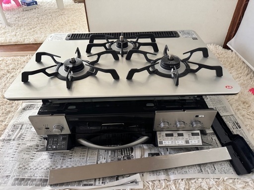美品大阪ガス210-R511 ビルトインガスコンロ 75cm