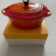 【未使用】ル・クルーゼ　ミニオーバルココット２個セットの画像