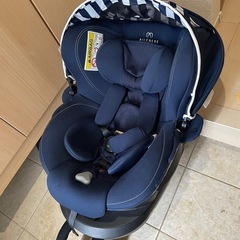AILEBEBEクルットフォーアイ ネイビー チャイルドシート新生児対応の画像
