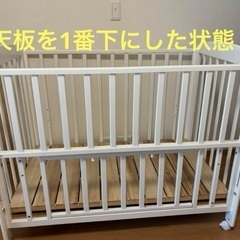 カトージ　ベビーベッド　ハイタイプの画像