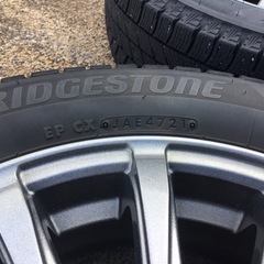 165/65R14 アルミホイール付スタッドレスタイヤ4本セットの画像