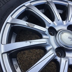 165/65R14 アルミホイール付スタッドレスタイヤ4本セットの画像