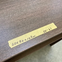 【OF-61】美品 店舗什器 小型演説台 カウンター 受付 会計 教壇 教卓 ブラウン　検)事務机　オフィス チェア　会議 椅子　ロッカー　ミーティングテーブル　応接ソファ 店舗 事務所 什器　書庫 本棚 ラック デスク スチール 美品多数 格安 【中古オフィス家具】の画像
