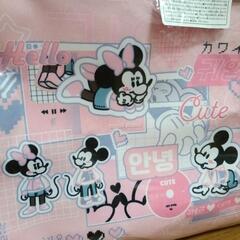 ディズニー ミッキー ミニー ちょっもっさ トラベルバッグ ピンクの画像