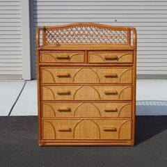 0905-22　ラタンチェスト（大）