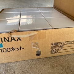 100cm角陶磁器タイル　ホワイト　180枚の画像