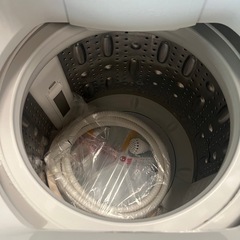 0148.0kg 縦型 全自動洗濯機 2021年製 YAMADASELECT 送風乾燥 風呂水ポンプ付属 YWMTV80G1【メンテナンス済】の画像
