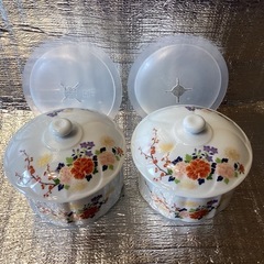 器未使用、錦松梅器2点、二重蓋付。の画像