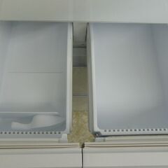 SHARP 5ドア冷蔵庫 自動製氷  両開きガラスドア プラズマクラスター 412L 2021年製 SJ-G415H-Wの画像