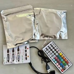 LEDストリップライト 44キー リモコン付き　10m✖️2の画像
