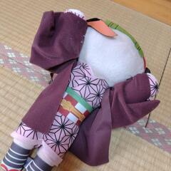 鬼滅の刃　竈門禰豆子寝そべりスペシャルぬいぐるみの画像