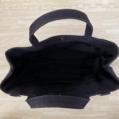 ELLE de ELLE 黒トートバッグの画像