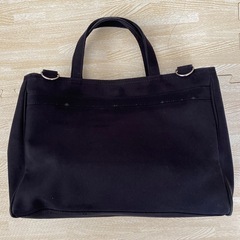 ELLE de ELLE 黒トートバッグの画像